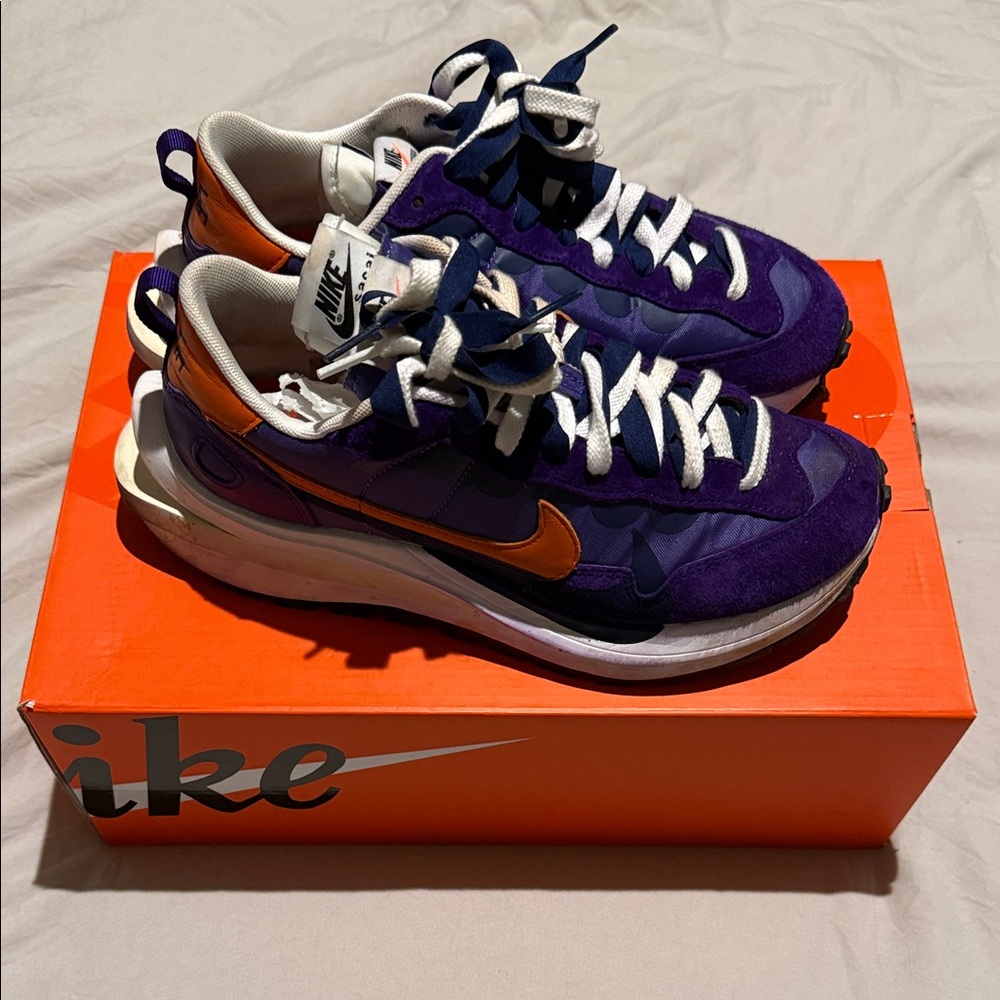 Nike Purple and Orange Women's Sneakers